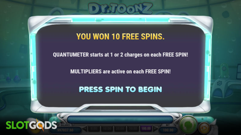 Dr Toonz Online Slot by Playn GO Screenshot 2