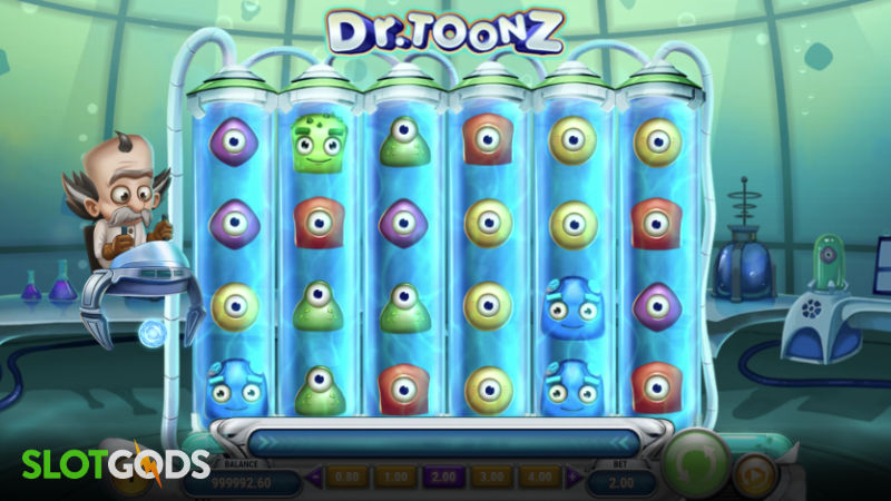 Dr Toonz Online Slot by Playn GO Screenshot 1