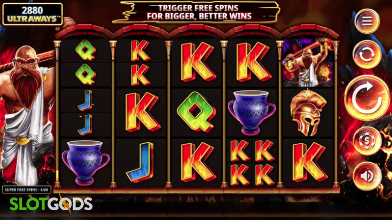 God of Fire Online Slot by Microgaming Screenshot 1