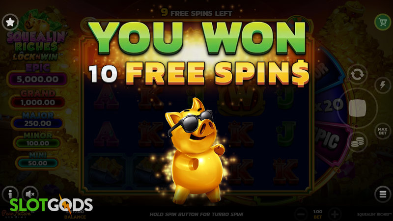 Squealin Riches Online Slot by Microgaming Screenshot 2
