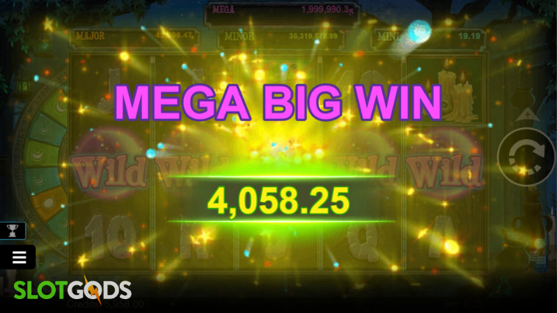 Mega Moolah The Witchs Moon Online Slot by Microgaming Screenshot 4