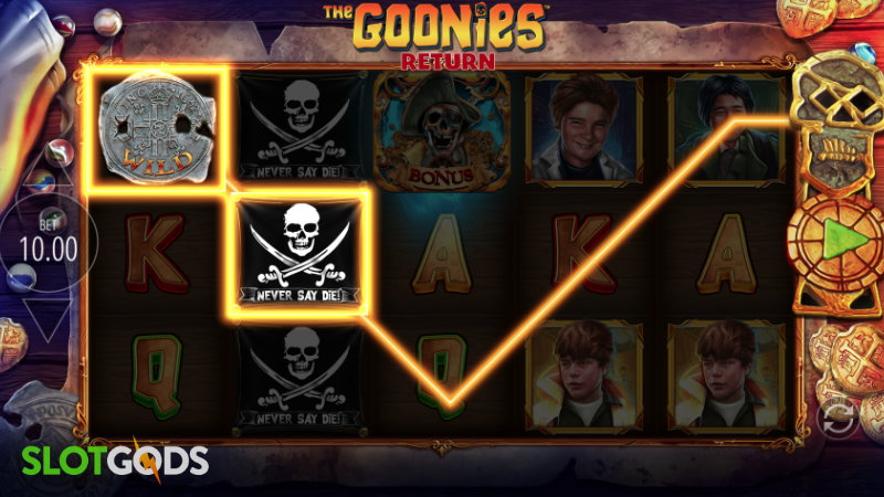 The Goonies Return Online Slot by Blueprint Gaming Screenshot 2