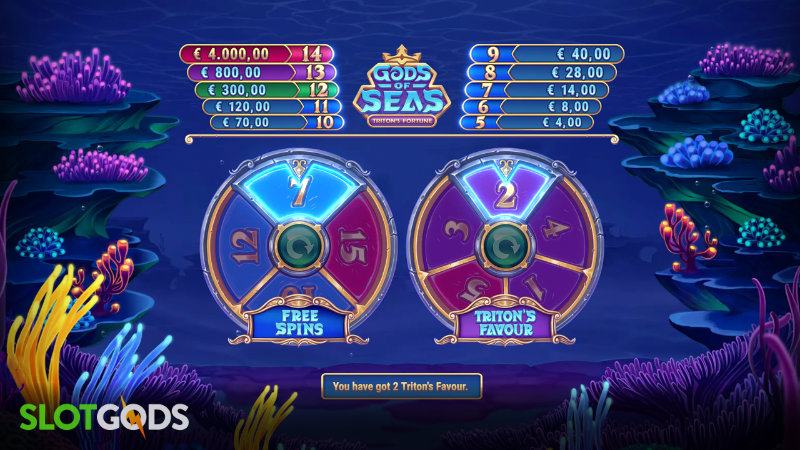 Gods of Seas: Triton's Fortune Slot - Screenshot 2