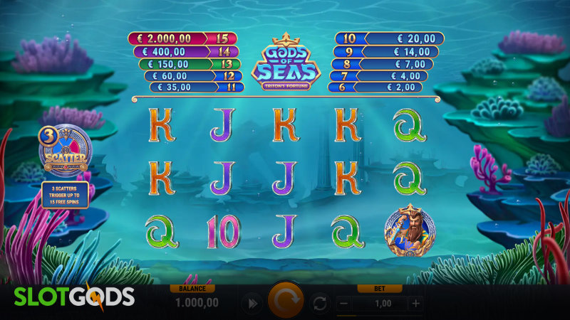 Gods of Seas: Triton's Fortune Slot - Screenshot 1