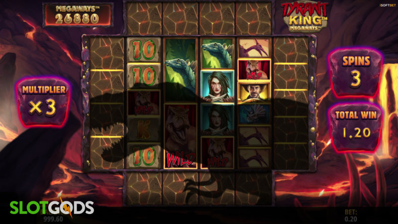 Tyrant King Megaways Slot - Screenshot 1