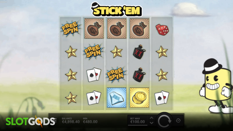 Stick 'Em Slot - Screenshot 1