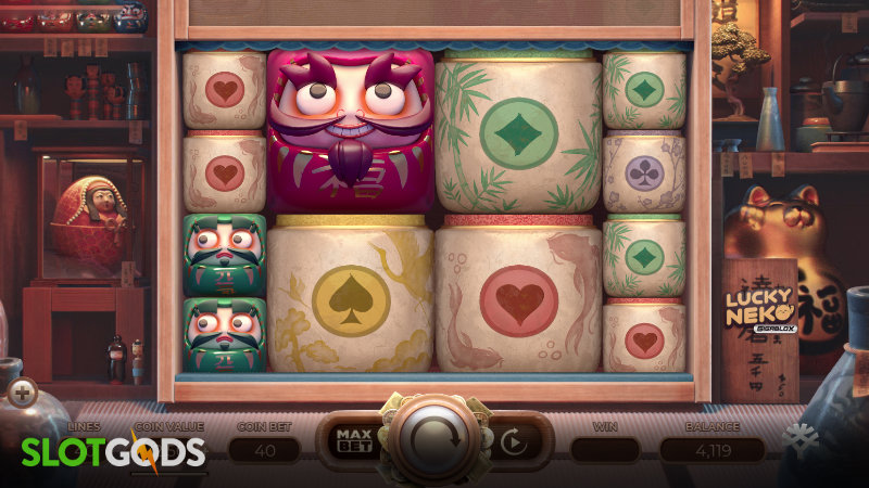 Lucky Neko Gigablox Slot - Screenshot 1