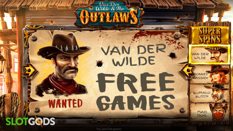 Van Der Wilde and the Outlaws Slot - Screenshot 2
