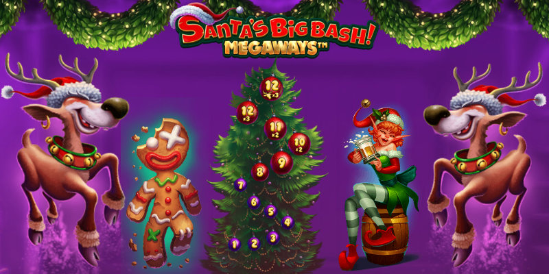 Party in style with Iron Dog Studio's Santa's Big Bash Megaways