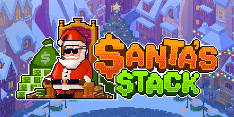 Have an 8-bit Christmas with Relax Gaming's Santa's Stack