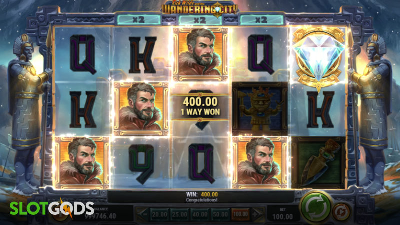 Rich Wilde and the Wandering City Slot - Screenshot 1