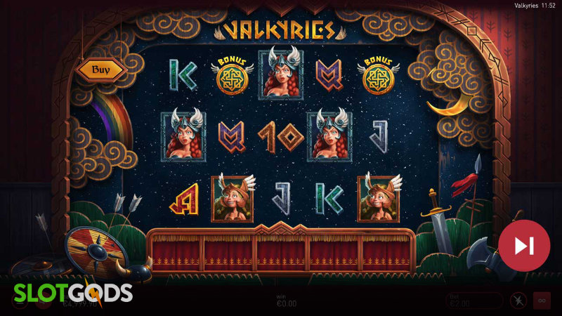 Valkyries Online Slot by Peter & Sons