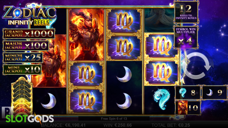 Zodiac Infinity Reels Slot - Screenshot 2