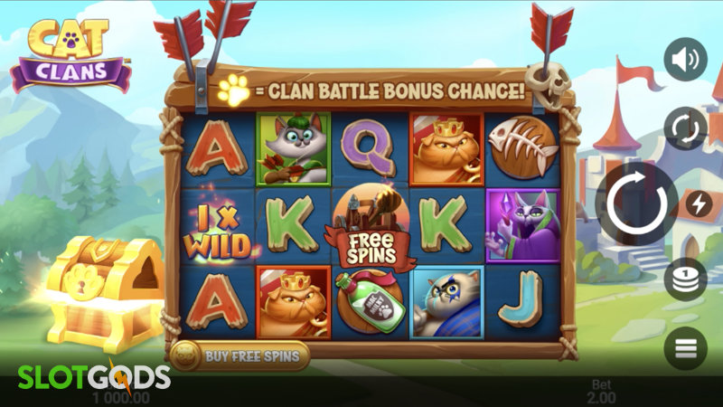 Cat Clans Slot - Screenshot 1