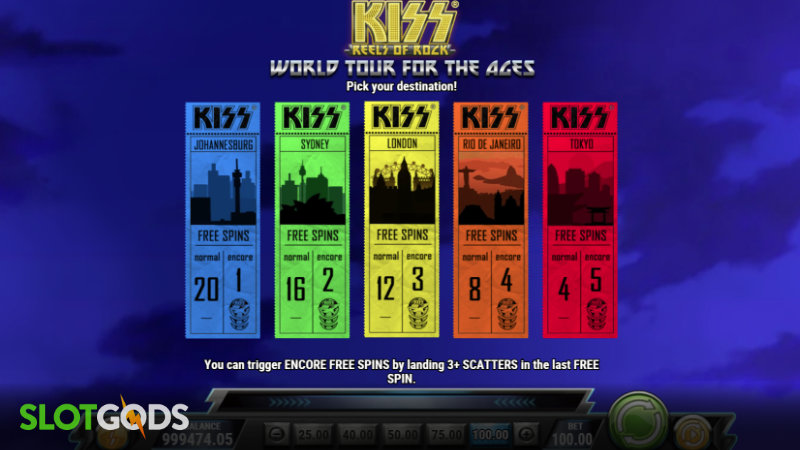 KISS Reels of Rock Slot - Screenshot 4