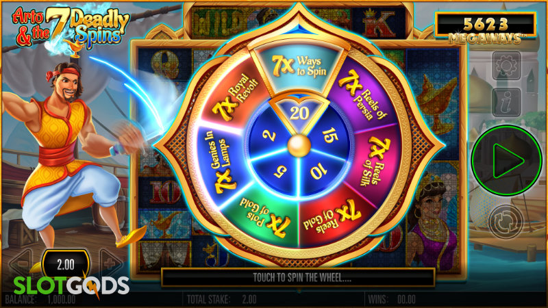 Arto and the Seven Deadly Spins Megaways Slot - Screenshot 4
