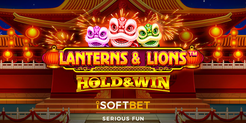 Enter the forbidden temple in Lanterns & Lions: Hold & Win