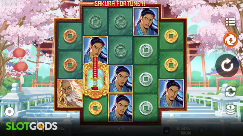 Sakura Fortune II Slot - Screenshot 1