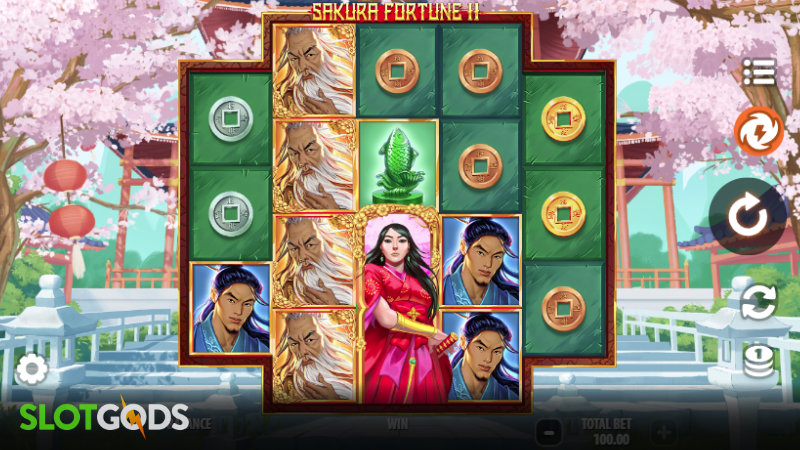 Sakura Fortune II Slot - Screenshot 2