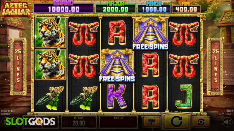 Aztec Jaguar Hold and Win Slot - Screenshot 1