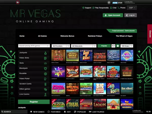 Mr Vegas Desktop Screenshot 2