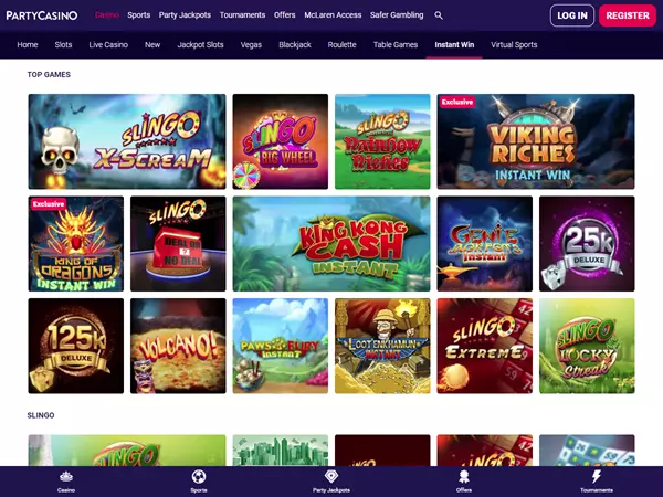 Party Casino Desktop Screenshot 4