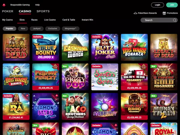 PokerStars Casino Desktop Screenshot 2