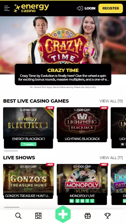 Energy Casino Mobile Screenshot 4