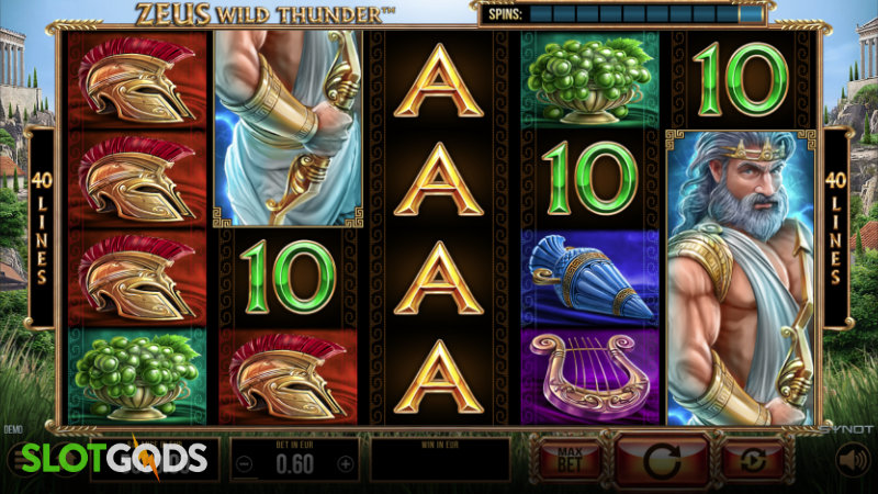 Zeus Wild Thunder Online Slot by SYNOT Games
