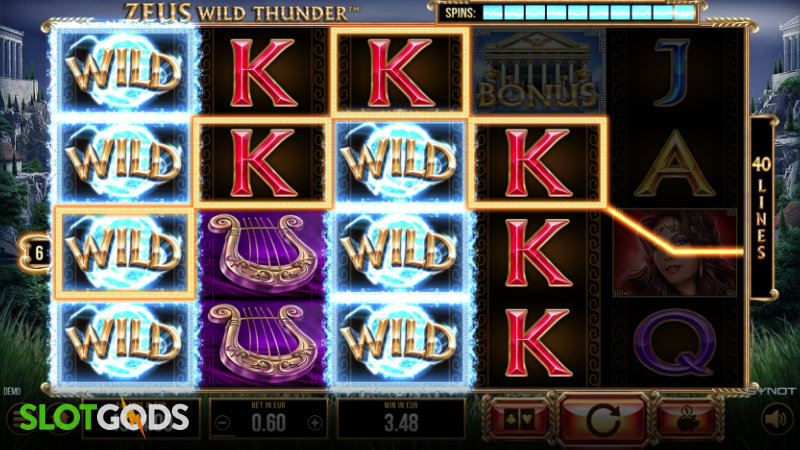Zeus Wild Thunder Slot - Screenshot 3