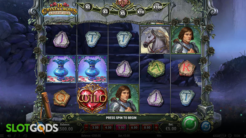 15 Crystal Roses: A Tale Of Love Online Slot by Play'n GO