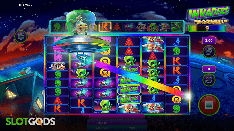Invaders Megaways Slot - Screenshot 2