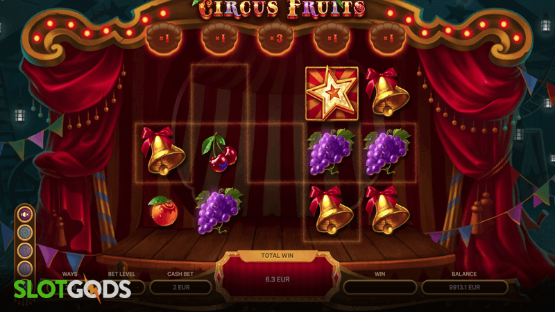 Circus Fruits Slot - Screenshot 2