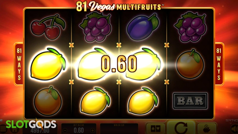 81 Vegas Multi Fruits Slot - Screenshot 2