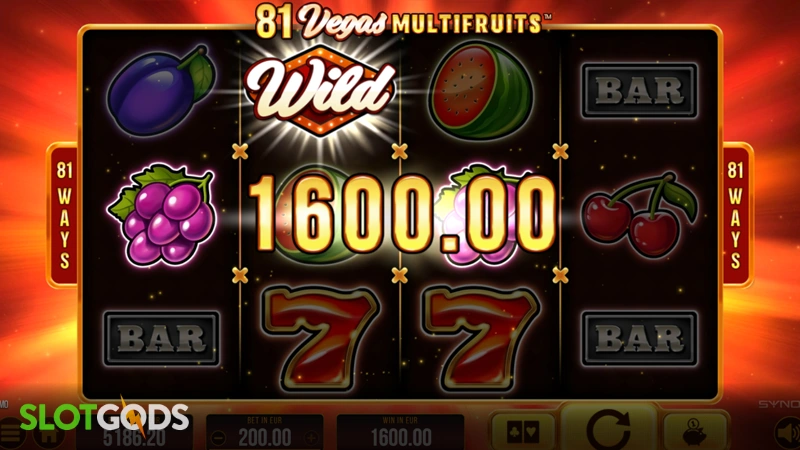 81 Vegas Multi Fruits Slot - Screenshot 3