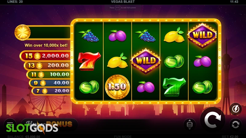Vegas Blast Slot - Screenshot 1