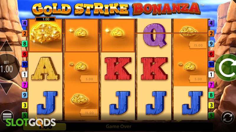 Gold Strike Bonanza Slot - Screenshot 2