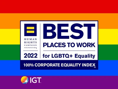 IGT achieves "Best Place to Work for LGBTQ+ Equality"