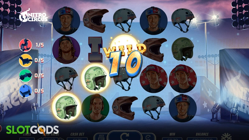 Nitro Circus Slot - Screenshot 1