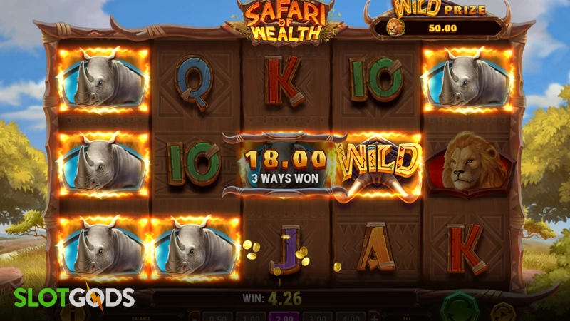 Safari of Wealth Slot - Screenshot 2