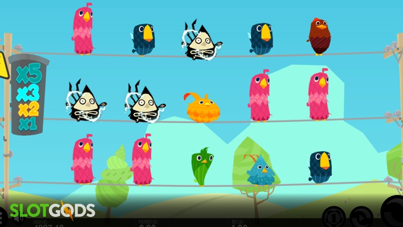 Birds on a Wire Slot - Screenshot 3