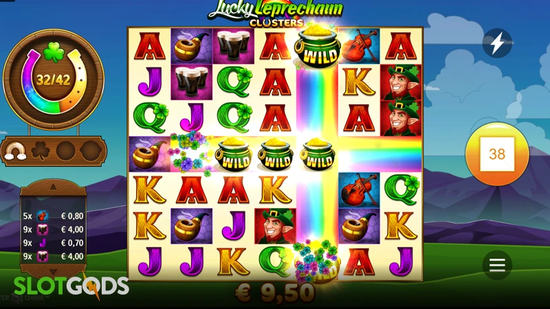 Lucky Leprechaun Clusters Slot - Screenshot 2