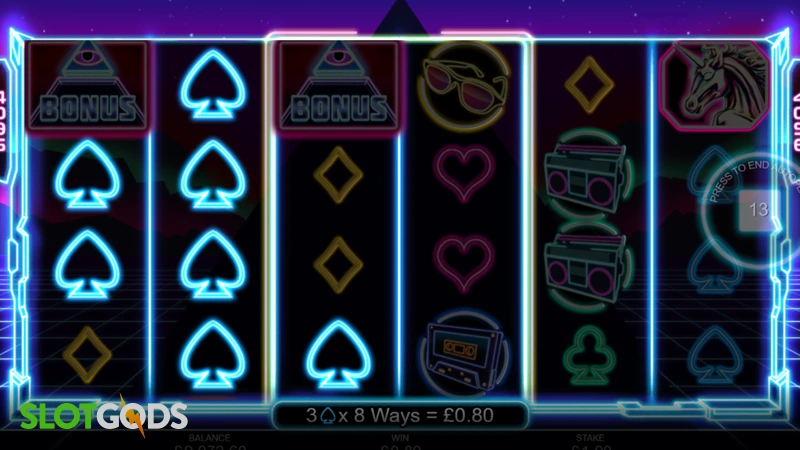 Neon Pyramid Slot - Screenshot 4