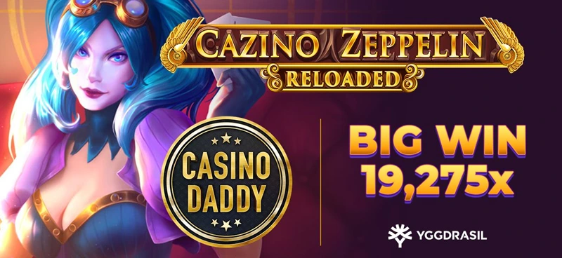 Big win of 19,275x stake on Cazino Zeppelin Reloaded