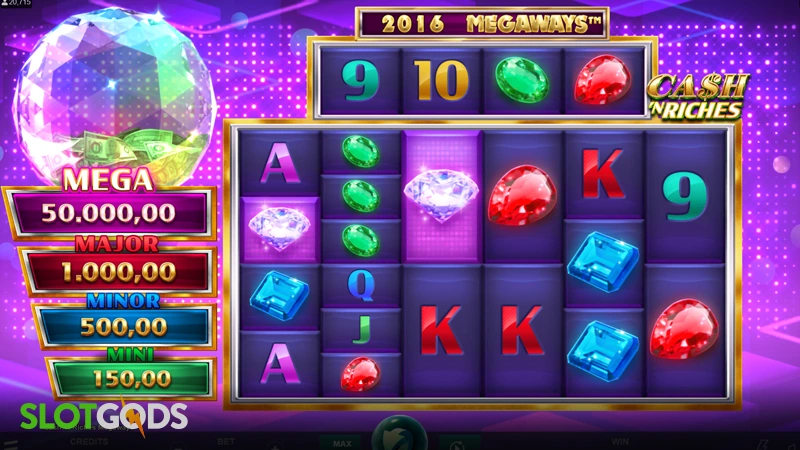 Cash 'N Riches Megaways Slot - Screenshot 1