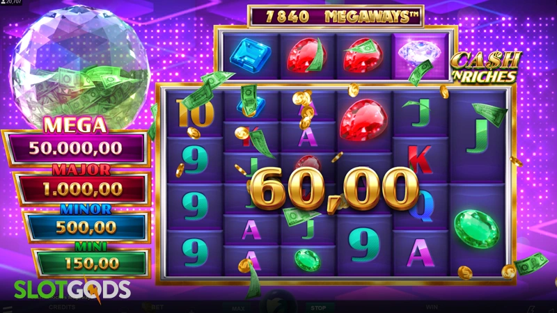 Cash 'N Riches Megaways Slot - Screenshot 2