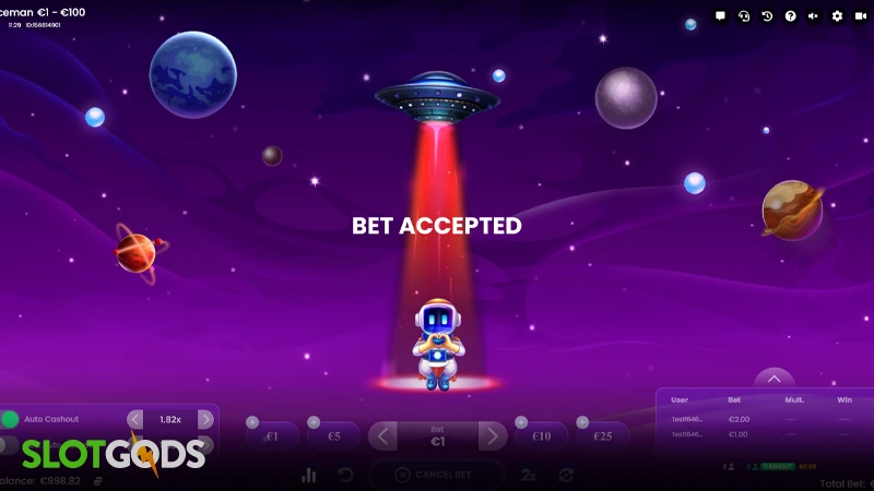 Spaceman Slot - Screenshot 3