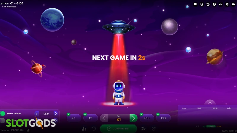 Spaceman Slot - Screenshot 4