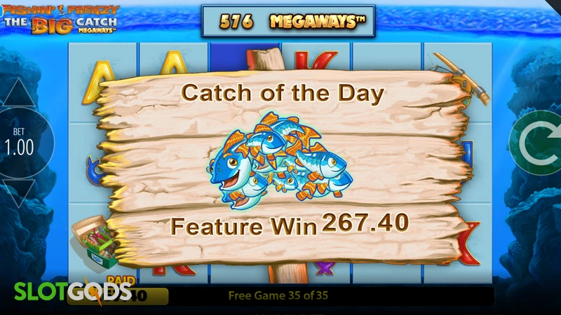 Fishin' Frenzy: The Big Catch Megaways Slot - Screenshot 4
