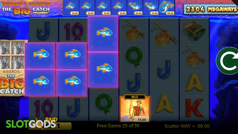 Fishin' Frenzy: The Big Catch Megaways Slot - Screenshot 3